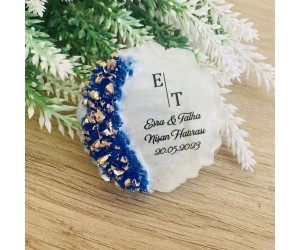 Epoksi Dalgalı Magnet Anahtarlık Magnet Kalıbı Silikon EM403 Epoksi Dalgalı Magnet Anahtarlık Magnet Kalıbı Silikon EM403