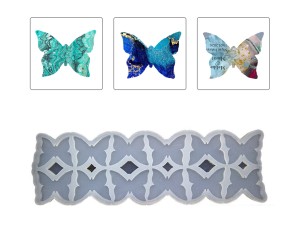 Epoksi Çoklu Kelebek Magnet Kalıbı Silikon EM404