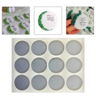 Epoksi Çoklu Yuvarlak Daire Magnet Kalıbı Silikon 5.8x5.8cm EM405