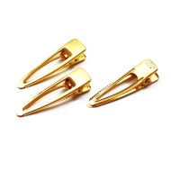 Epoksi Toka Aparatı Oval Ortası Boş Sarı Kaplama 5.5cm 10 Adet