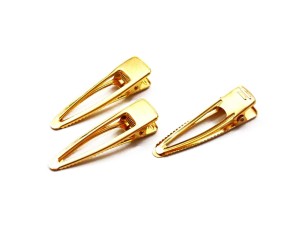 Epoksi Toka Aparatı Oval Ortası Boş Sarı Kaplama 5.5cm 50 Adet