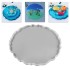Epoksi Yuvarlak Dalgalı Tepsi Kalıbı Silikon 33x33x1.2cm GT9213