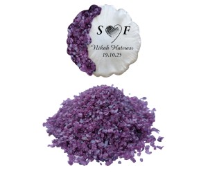 Epoksi Cam Kırığı Sedefli Koyu Lila - 1KG