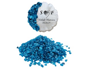 Epoksi Cam Kırığı Sedefli Turkuaz - 1KG