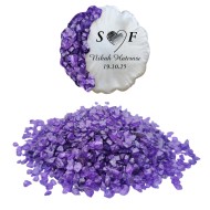 Epoksi Cam Kırığı Sedefli Mor - 1KG