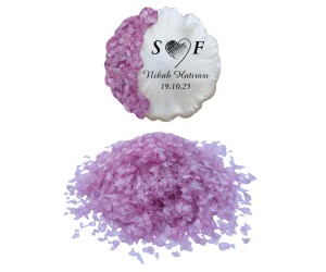 Epoksi Cam Kırığı Sedefli Pembe - 1KG