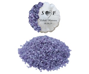 Epoksi Cam Kırığı Sedefli Lila - 1KG