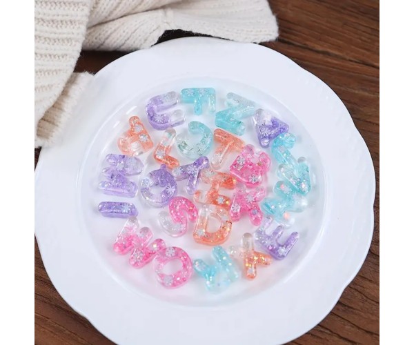 Epoksi Bubble Harf Kalıbı Orta Boy Harf Boyutu 3.2cm GT9354