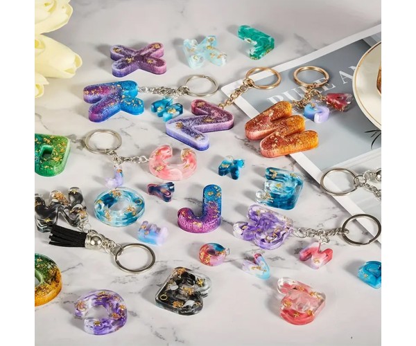 Epoksi Bubble Harf Kalıbı Orta Boy Harf Boyutu 3.2cm GT9354