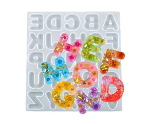 Epoksi Bubble Harf Kalıbı Orta Boy Harf Boyutu 3.2cm GT9354