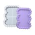 Epoksi Sunumluk Bubble Model Tabak Kalıbı Beton Taş Tozu Tabak Kalıbı Silikon 12x17.1cm