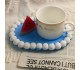 Epoksi Sunumluk Oval Bubble Model Tabak Kalıbı Beton Taş Tozu Tabak Kalıbı Silikon 11.8x16.7cm