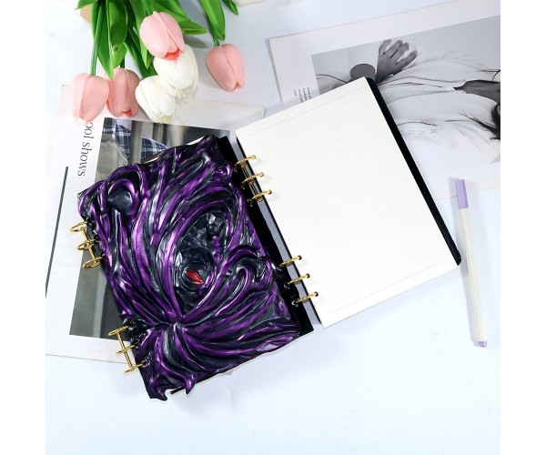 Epoksi Defter Kalıbı Kitap Kalıbı Öfkeli Temalı Defter Kalıbı Silikon 3 Parça