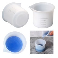 Epoksi Beaker Döküm Karıştırma Kabı Silikon 50ml