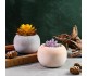 Epoksi Yuvarlak Beton Saksı ve Mumluk Silikon Kalıbı 9.5x6.5cm