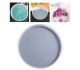 Epoksi Yuvarlak Bardak Altlığı Silikon Kalıbı 13x13cm GT9274