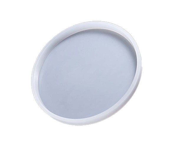 Epoksi Yuvarlak Bardak Altlığı Silikon Kalıbı 13x13cm GT9274