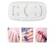 Suni Mini Uvled Nail Lamp Epoksi Uv Kurutucu Oje Kurutucu Makine Beyaz 6W Max