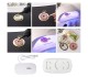 Suni Mini Uvled Nail Lamp Epoksi Uv Kurutucu Oje Kurutucu Makine Beyaz 6W Max