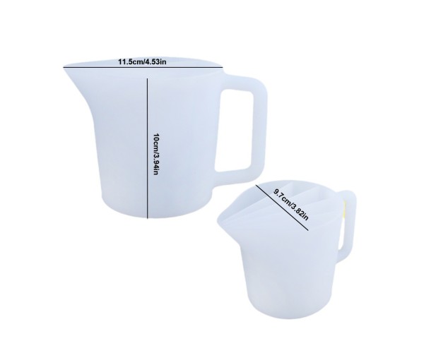 Epoksi Karıştırma Kabı Kalıbı Beaker Karıştırma Kabı Kalıbı 5 Bölmeli Silikon 500ML Epoksi Karıştırma Kabı Kalıbı Beaker Karıştırma Kabı Kalıbı 5 Bölmeli Silikon 500ML