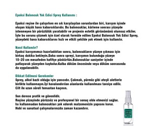 Epoksi Baloncuk Yok Edici Baloncuk Giderici Sprey 100ML Epoksi Baloncuk Yok Edici Baloncuk Giderici Sprey 100ML