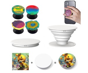 Epoksi Telefon Tutucu Aparatı Parmak Arası Aparatı Pop Socket 10 Adet