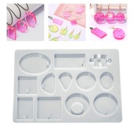 Epoksi Kolye Kalıbı Çoklu Model Takı Kalıbı Silikon