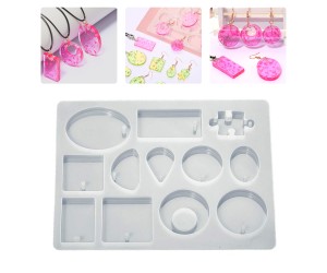 Epoksi Kolye Kalıbı Çoklu Model Takı Kalıbı Silikon