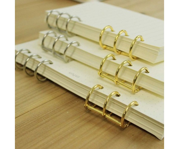 Epoksi Defter Kapağı Bağlantı Aparatı Defter Bağlama Metal Halka - Gold 2 Adet Epoksi Defter Kapağı Bağlantı Aparatı Defter Bağlama Metal Halka - Gold 2 Adet