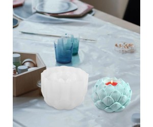 Epoksi Lotus Çiçek Kalıbı Lotus Çiçeği Mumluk Kalıbı Taş Tozu Kalıbı Silikon Epoksi Lotus Çiçek Kalıbı Lotus Çiçeği Mumluk Kalıbı Taş Tozu Kalıbı Silikon