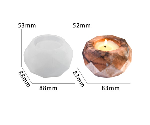 Epoksi Kristal Desenli Mumluk Kalıbı Taş Tozu Mumluk Kalıbı Beton Mumluk Kalıbı Silikon 8.3x5.2cm Epoksi Kristal Desenli Mumluk Kalıbı Taş Tozu Mumluk Kalıbı Beton Mumluk Kalıbı Silikon 8.3x5.2cm
