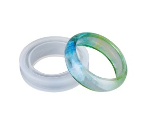 Epoksi Bilezik Kalıbı Silikon Bilezik Kalıbı 7.7x1cm GT9298