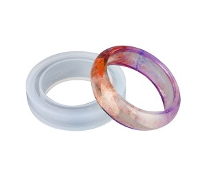 Epoksi Bilezik Kalıbı Silikon Bilezik Kalıbı 7.8x1.5cm GT9299