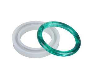 Epoksi Bilezik Kalıbı Silikon Bilezik Kalıbı 8.3x1.1cm GT9297