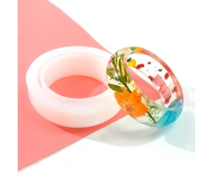 Epoksi Bilezik Kalıbı Silikon Bilezik Kalıbı 8.5x2.3cm GT9302-04