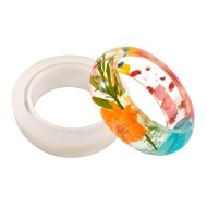 Epoksi Bilezik Kalıbı Silikon Bilezik Kalıbı 8.5x2.3cm GT9302-04