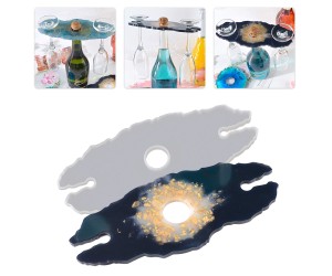 Epoksi Şampanya Tutucu Kalıbı Şampanya Standı Kalıbı Silikon