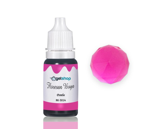 Epoksi Floresan Boya Pigment Floresan Koyu Pembe – 15ml