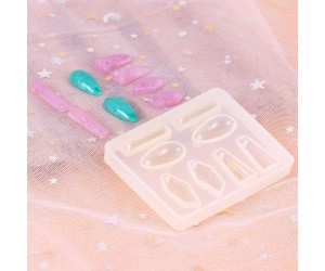 Epoksi Küpe Kalıbı Takı Kalıbı Geometrik Figürler Kalıbı Silikon Epoksi Küpe Kalıbı Takı Kalıbı Geometrik Figürler Kalıbı Silikon