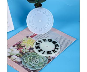 Epoksi Roma Saat Kalıbı Mini Boy Saat Kalıbı Silikon 10x10cm GT9088 Epoksi Roma Saat Kalıbı Mini Boy Saat Kalıbı Silikon 10x10cm GT9088