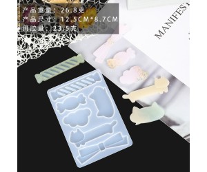 Epoksi Toka Kalıbı Piyonk Kedicik Bulut Model Toka Kalıbı Silikon