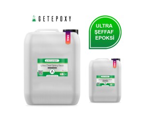 Getepoxy Hobby Epoxy Ultra Şeffaf Reçine Epoksi İnce Döküm 7.5KG