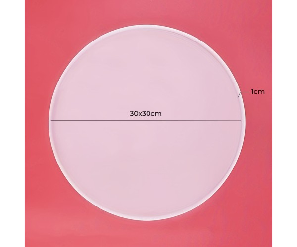 Epoksi Yuvarlak Tepsi Kalıbı Daire Tepsi Kalıbı Silikon 30cm Epoksi Yuvarlak Tepsi Kalıbı Daire Tepsi Kalıbı Silikon 30cm