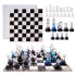 Epoksi Satranç Kalıbı Seti Tahta Kalıbı Satranç Taşları Kalıbı 17 Parça