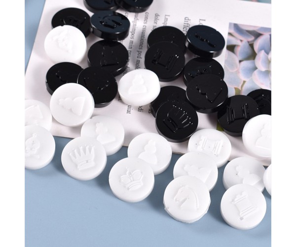 Epoksi Satranç Takımı Kalıbı Silikon Satranç Taş Kalıbı Silikon 26x26cm