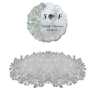 Epoksi Cam Kırığı Şeffaf Beyaz - 1KG Epoksi Cam Kırığı Şeffaf Beyaz - 1KG