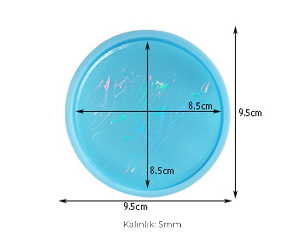 Epoksi Yuvarkak Bardak Altlığı Desenli Bardak Altı Hologram Kalıbı Silikon 8.5x8.5cm GT9481 Epoksi Yuvarkak Bardak Altlığı Desenli Bardak Altı Hologram Kalıbı Silikon 8.5x8.5cm GT9481