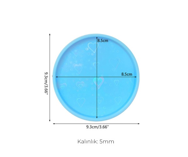 Epoksi Yuvarkak Bardak Altlığı Desenli Bardak Altı Hologram Kalıbı Silikon 8.5x8.5cm GT9488 Epoksi Yuvarkak Bardak Altlığı Desenli Bardak Altı Hologram Kalıbı Silikon 8.5x8.5cm GT9488