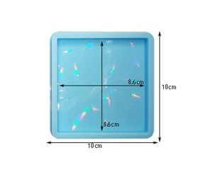 Epoksi Kare Bardak Altlığı Desenli Bardak Altı Hologram Kalıbı Silikon 8.5x8.5cm GT9484 Epoksi Kare Bardak Altlığı Desenli Bardak Altı Hologram Kalıbı Silikon 8.5x8.5cm GT9484