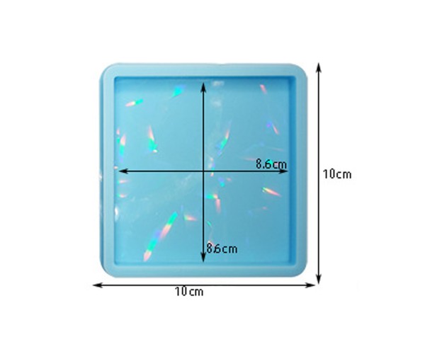 Epoksi Kare Bardak Altlığı Desenli Bardak Altı Hologram Kalıbı Silikon 8.5x8.5cm GT9484 Epoksi Kare Bardak Altlığı Desenli Bardak Altı Hologram Kalıbı Silikon 8.5x8.5cm GT9484